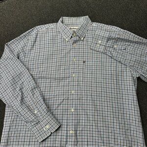 Barbour Shirt Mens XL Plaid Regular Fit Long Sleeve Button Down Casual